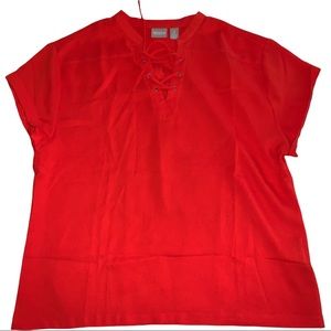 Chico’s Women Size 2 Orange blouse